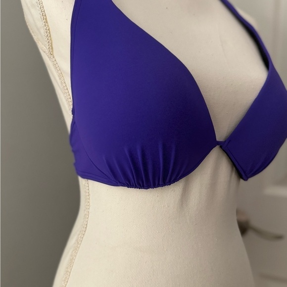 VICTORIA SECRET deep purple Bikini top Size 34D “push up” style - Picture 6 of 8